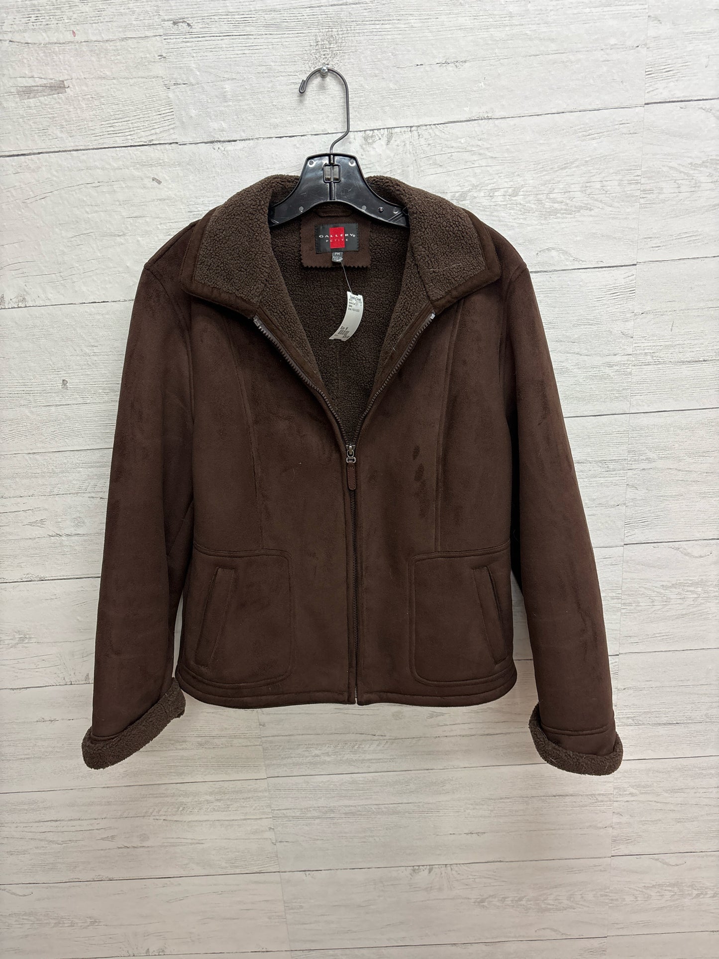 Size M Gallery Brown Womens Coat