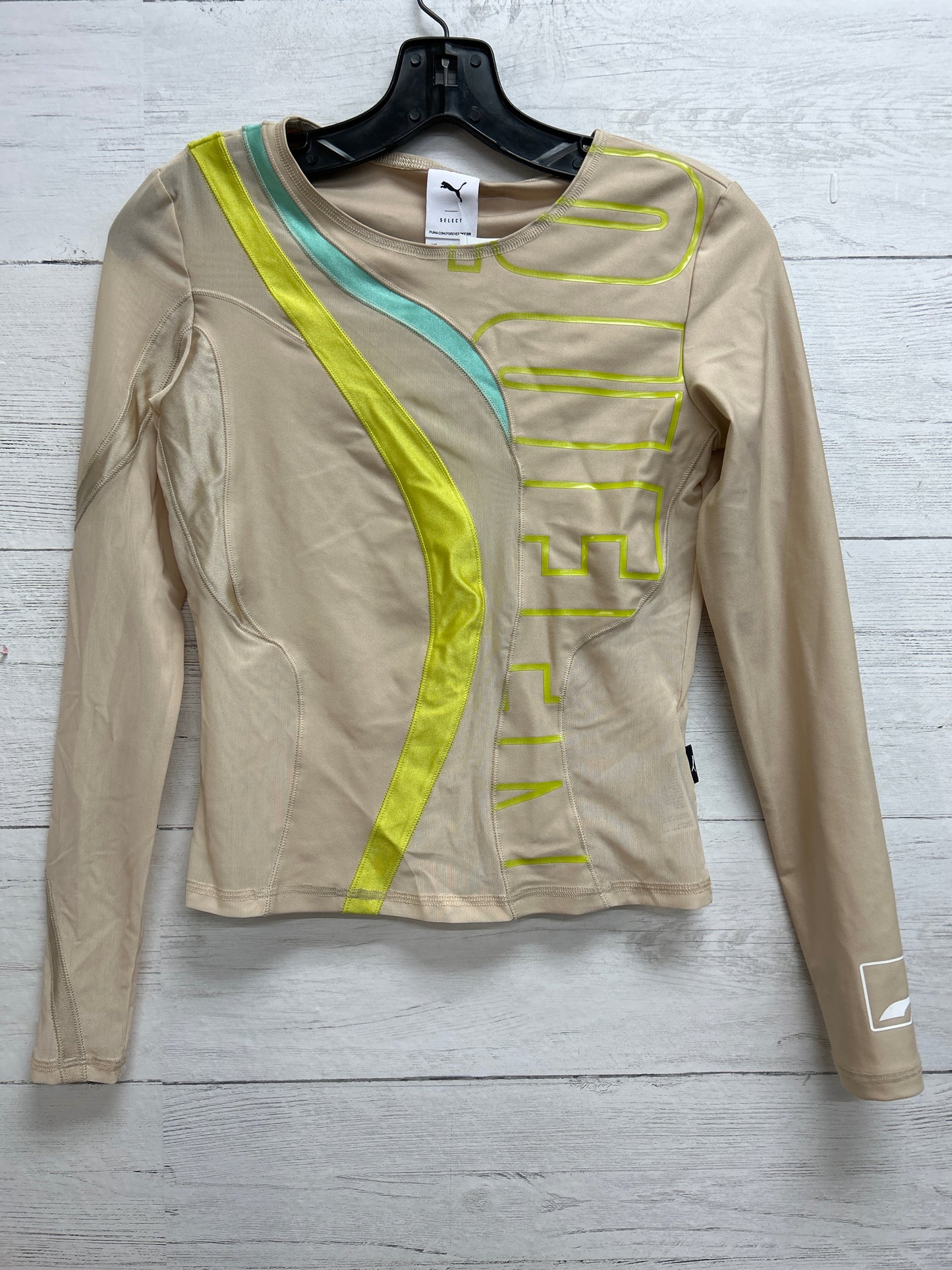 Size XS Puma tan/yellow Shirt