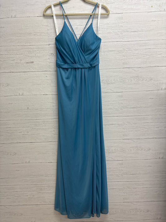 Size 8 AZAZIE Blue Gown