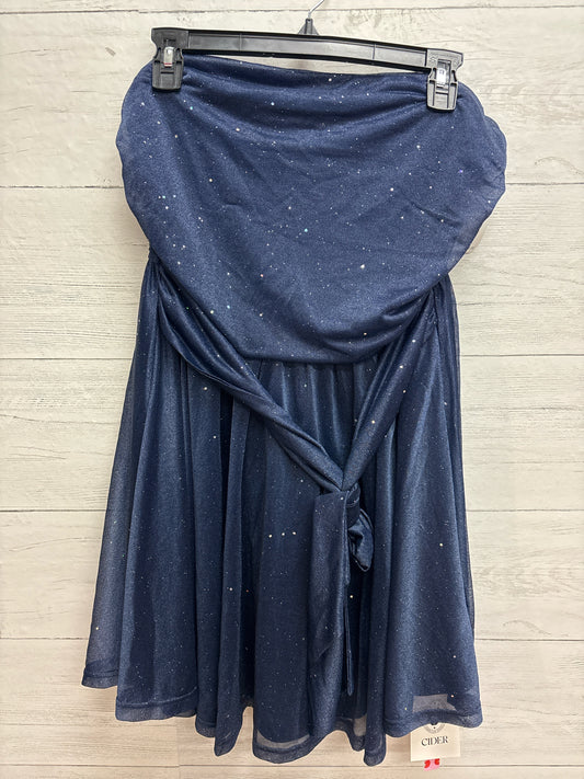 Size XL Cider Navy Gown/Evening Wear