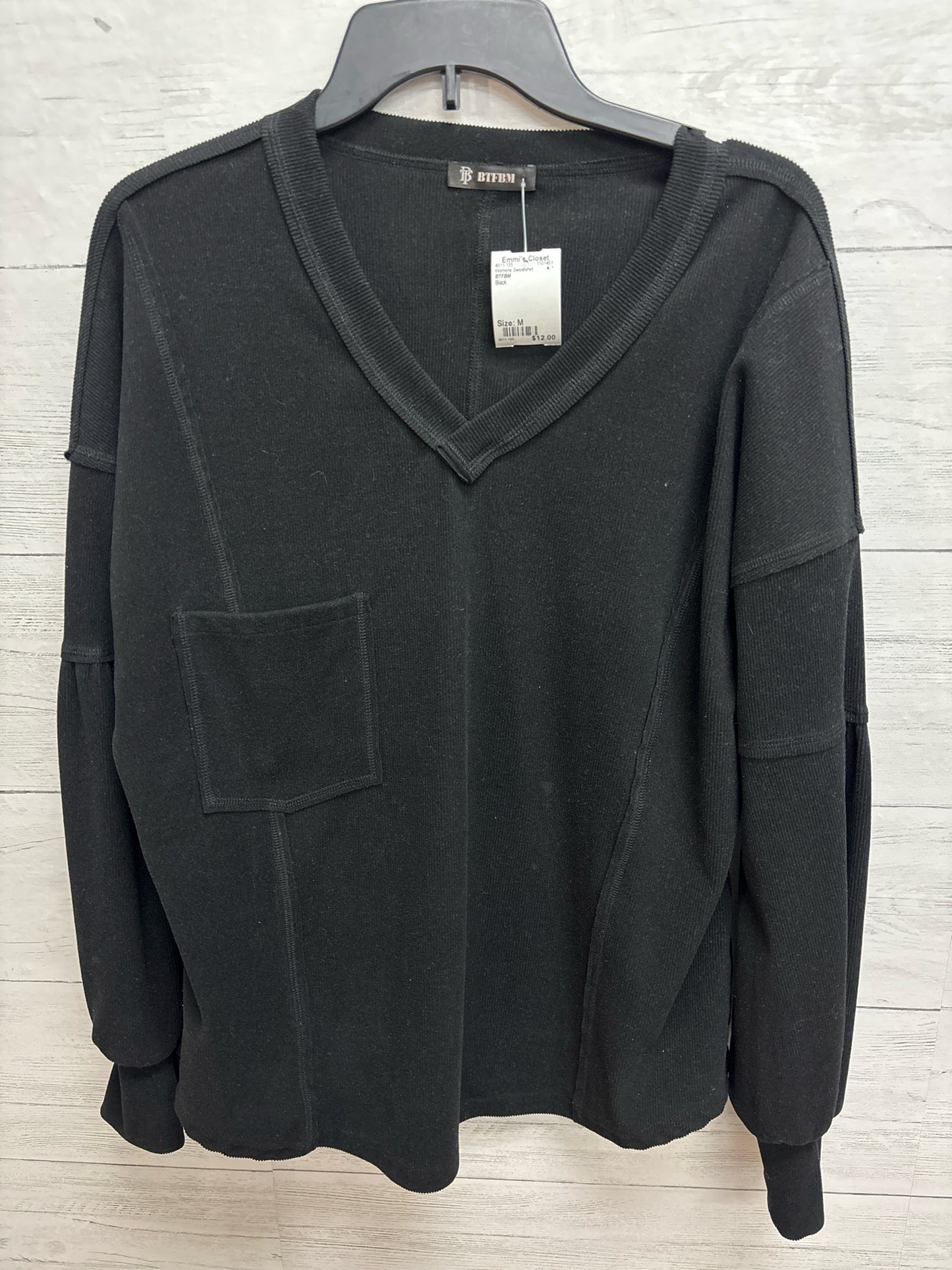Size M BTFBM Black Womens Sweatshirt