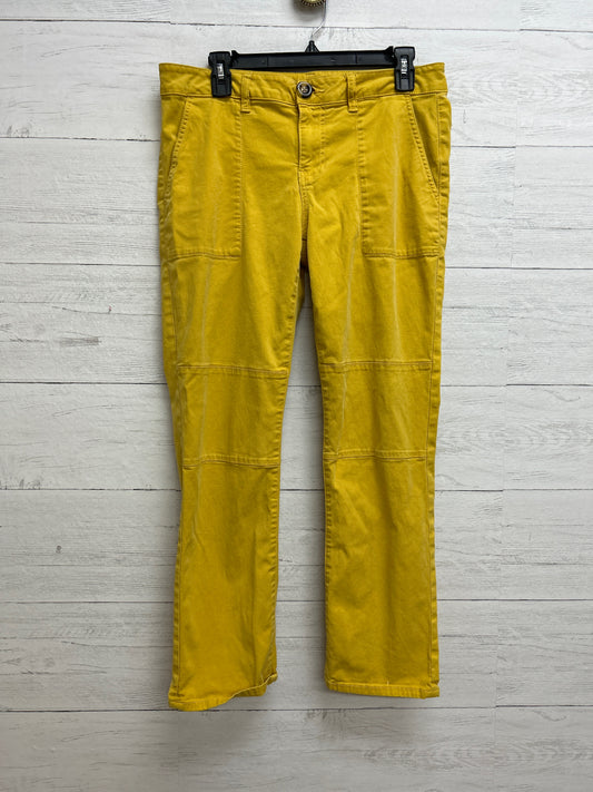 Size 8 Cabi Yellow Pants