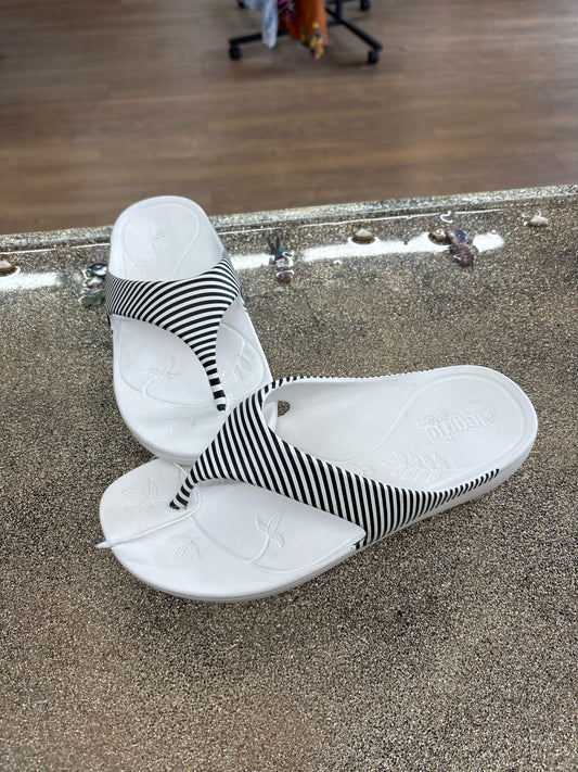 7 Alegria White Sandals