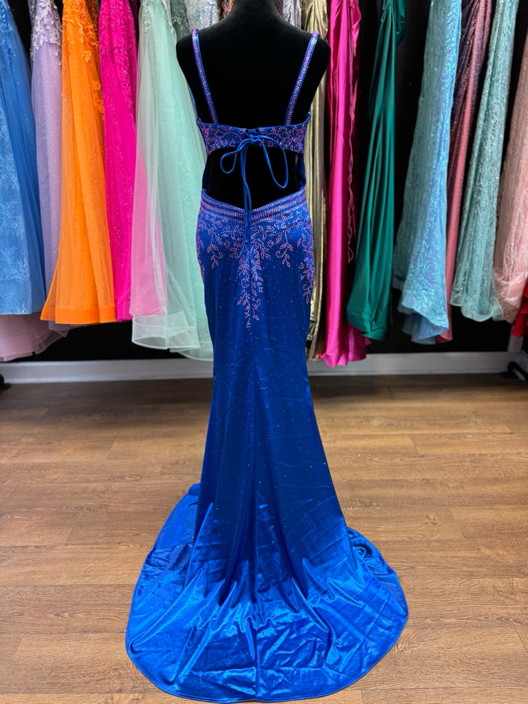 Size 6 Emmi's Elegance Royal Blue Gown