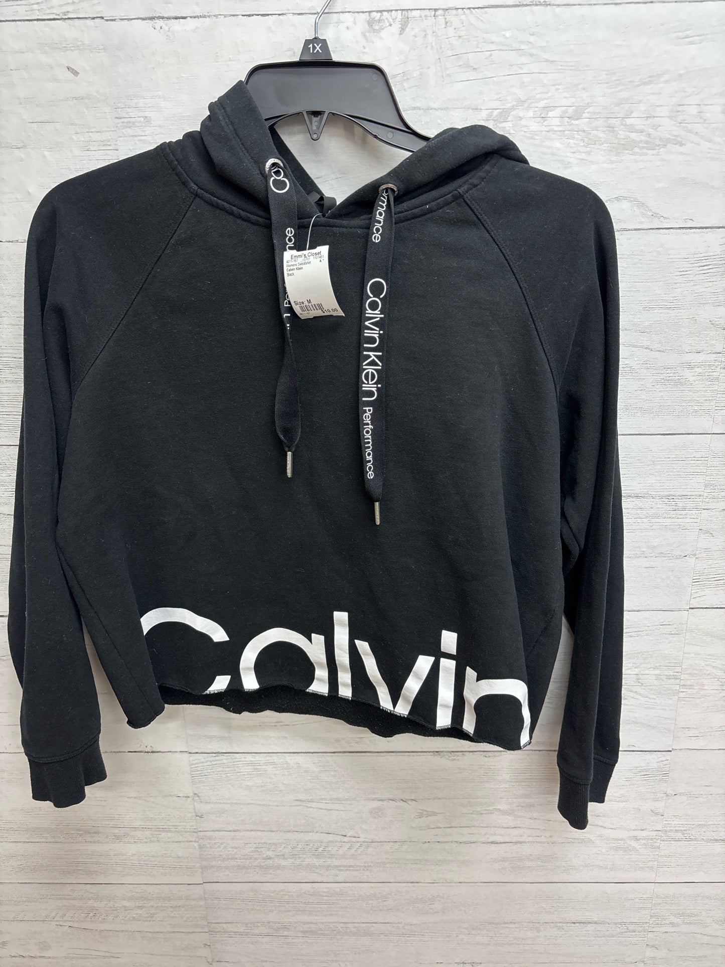 Size M Calvin Klein Black Womens Sweatshirt