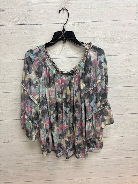 Size 2X zac & Rachel pink/purple Womens Shirt