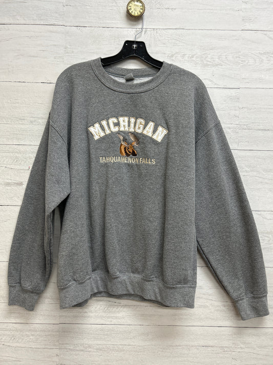 Size L Gray SWEATSHIRT