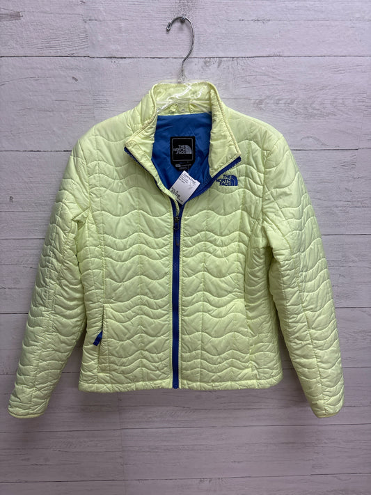 Size M The North Face bright green Womens Jacket