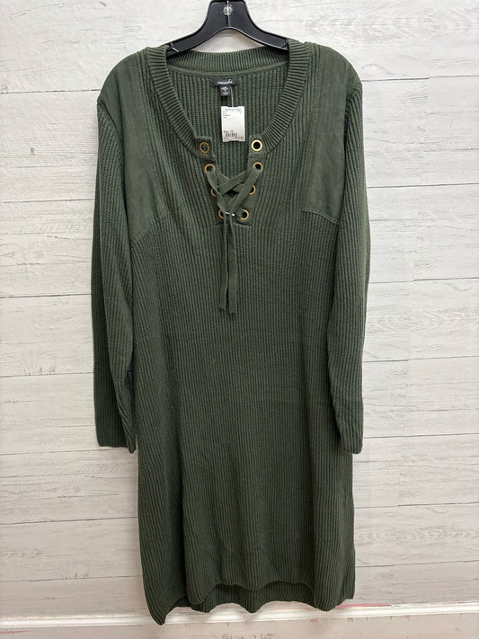 Size 2X Castaluna Green Dress