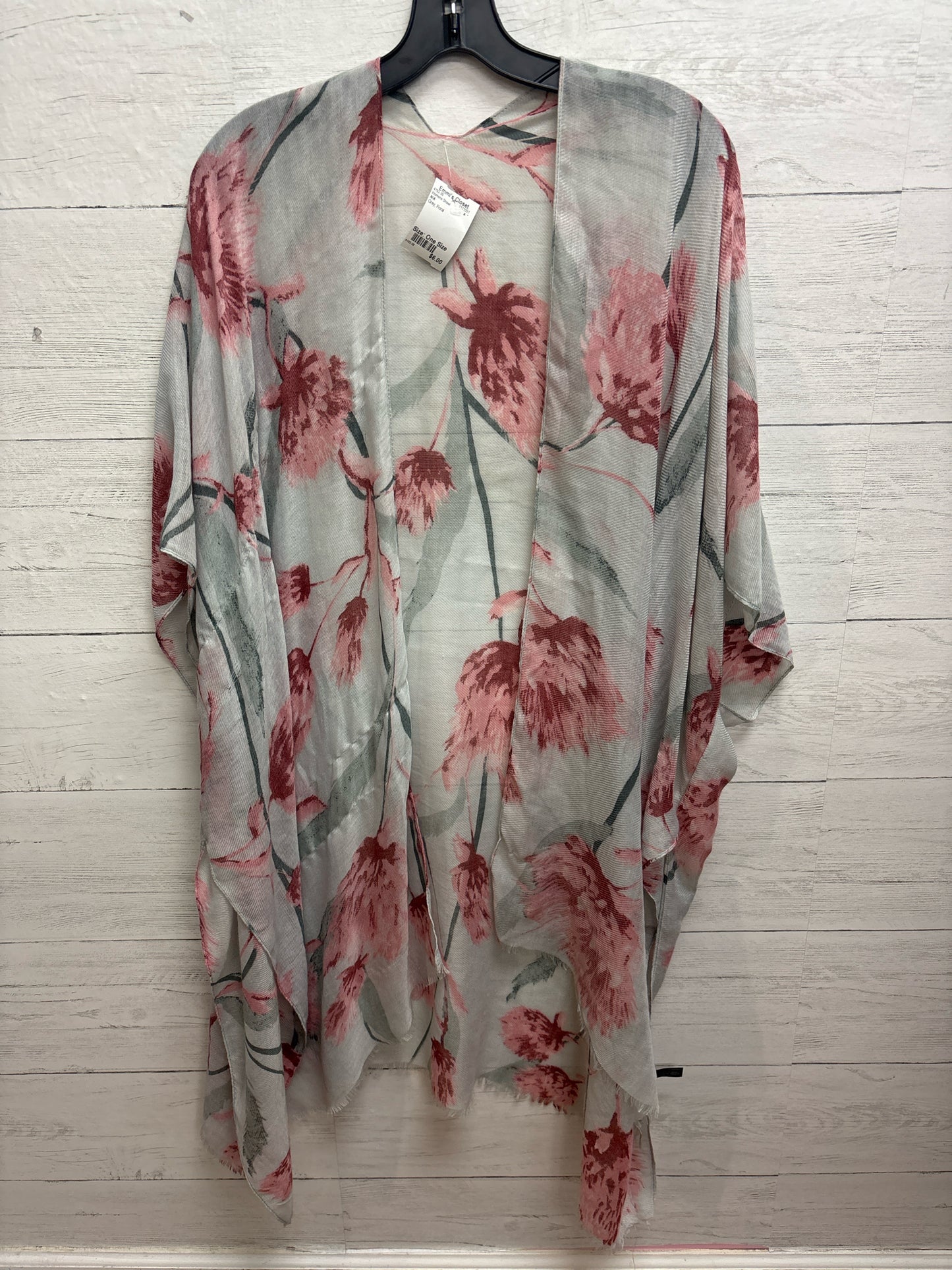 Size One Size N/A Grey Womens Shawl