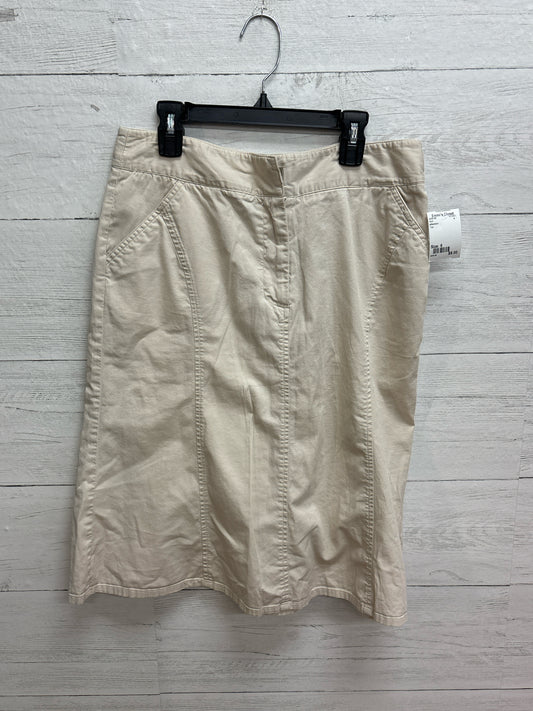 Size 6 attention Tan Skirt