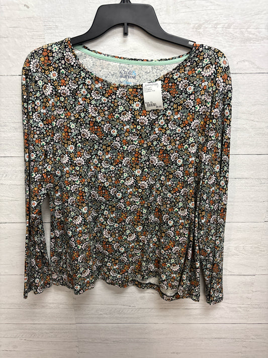 Size XL Croft & Barrow Orange/black Womens Shirt