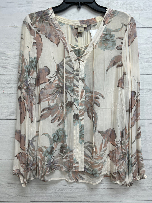 Size S Lucky OFF WHITE FLORAL Shirt