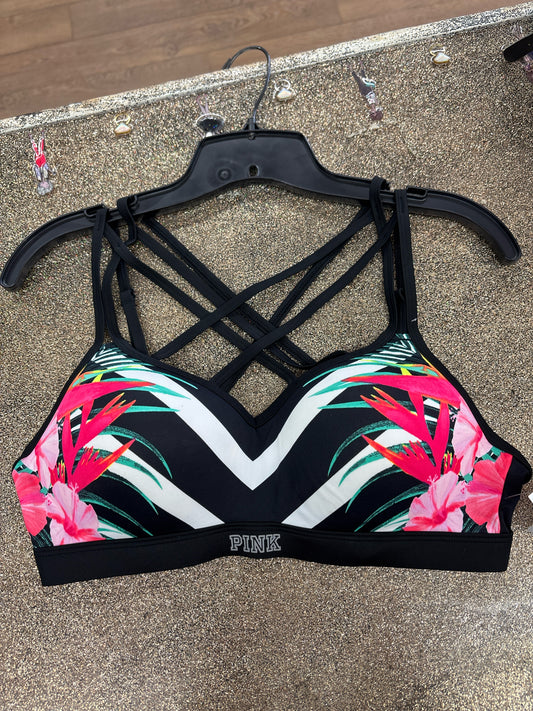Size M Victoria's Secret Black/Pink Bra