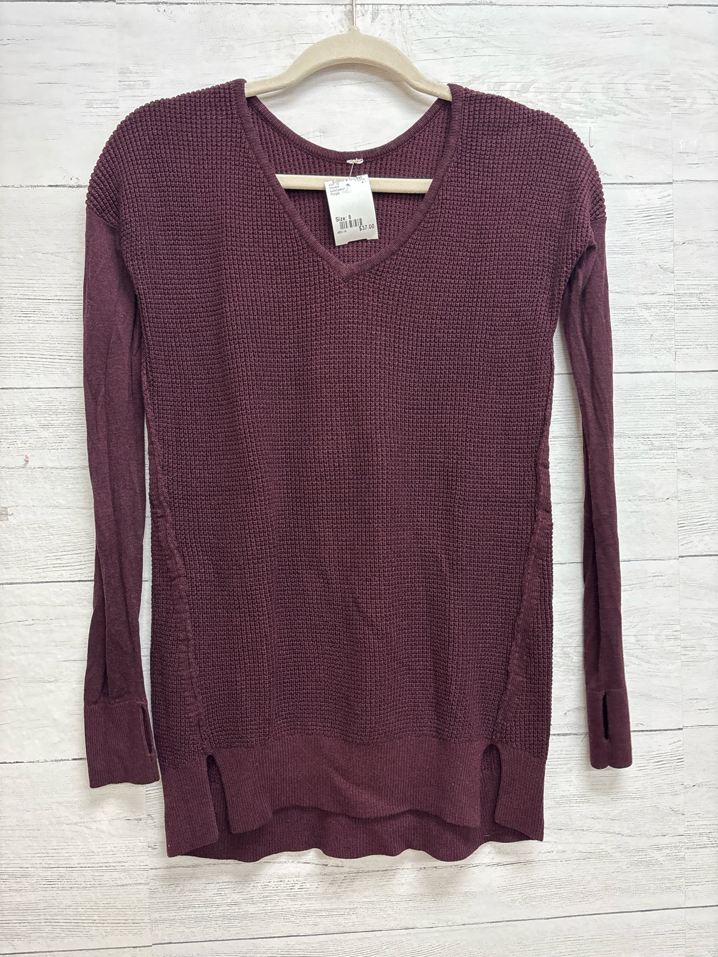 Size 8 LuluLemon Purple Sweater