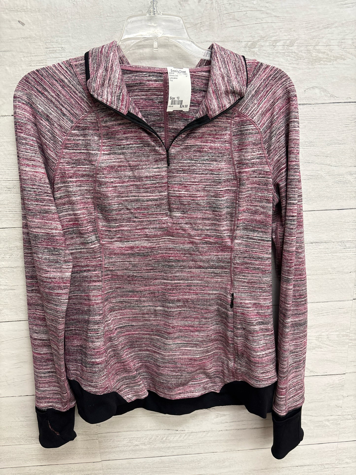 Size 10 LuluLemon Pink Womens Shirt