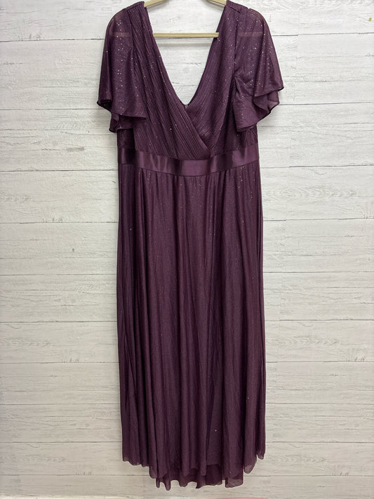Size 2X Ever Pretty Purple Gown