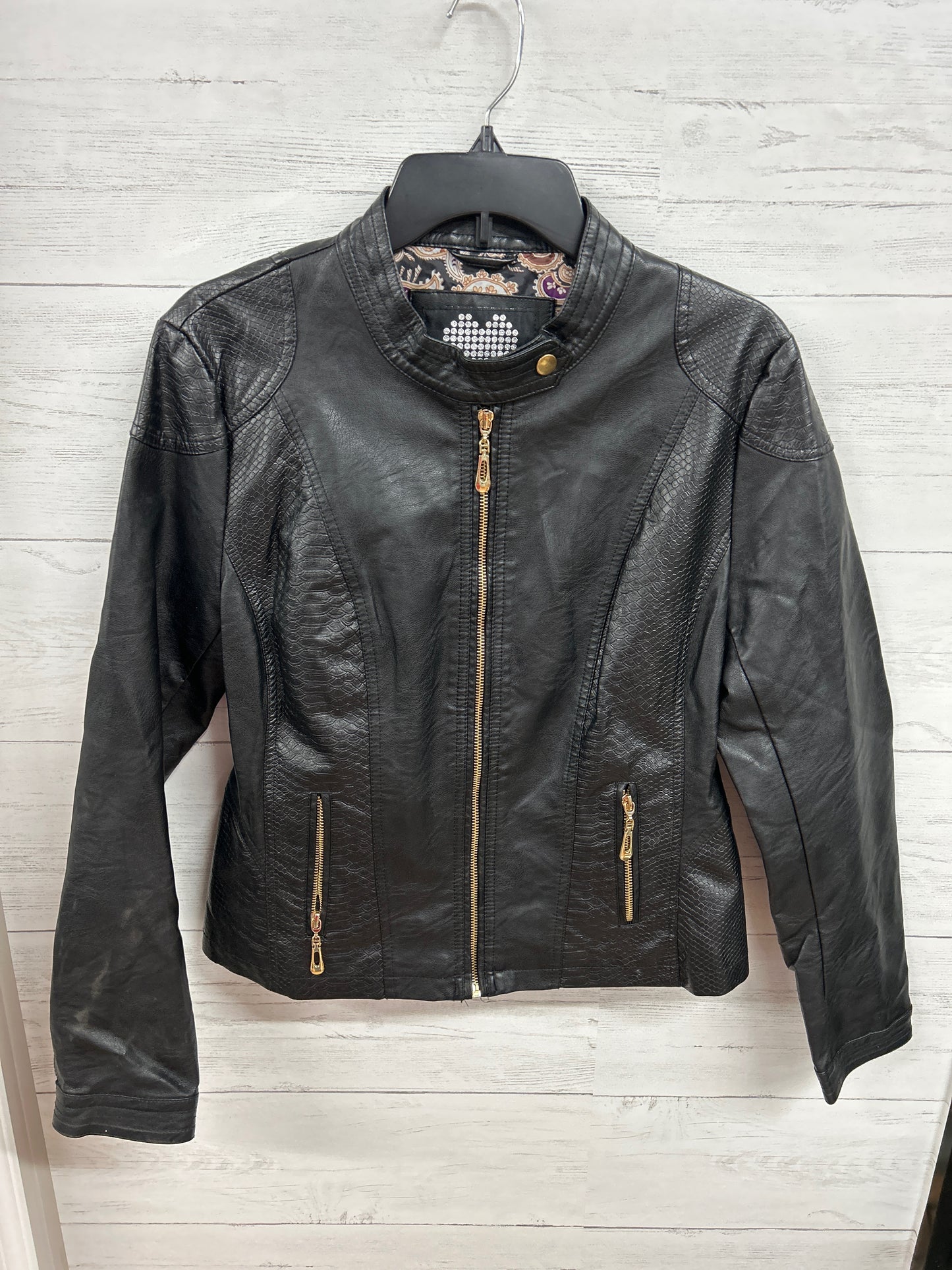 Size L Brave Soul Black Jacket (Outdoor)