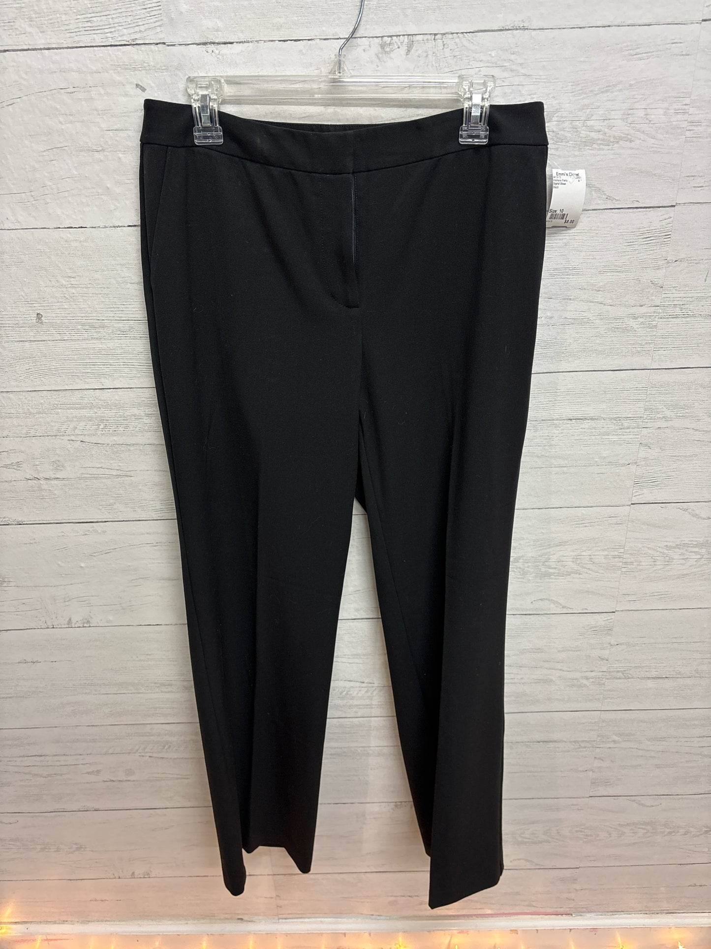 Size 10 Sigrid Olsen Black Womens Pants