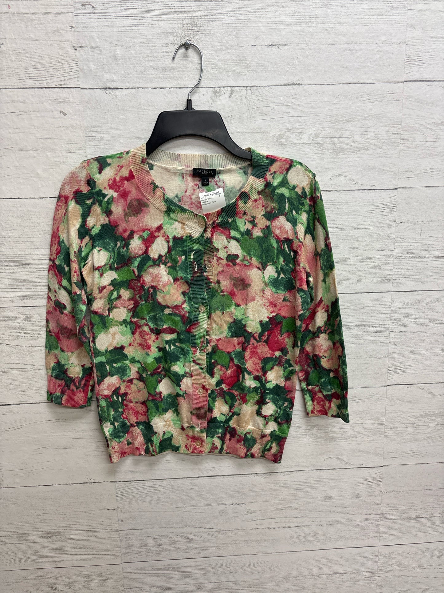 Size SP Talbot's Pink/Green Womens Shirt