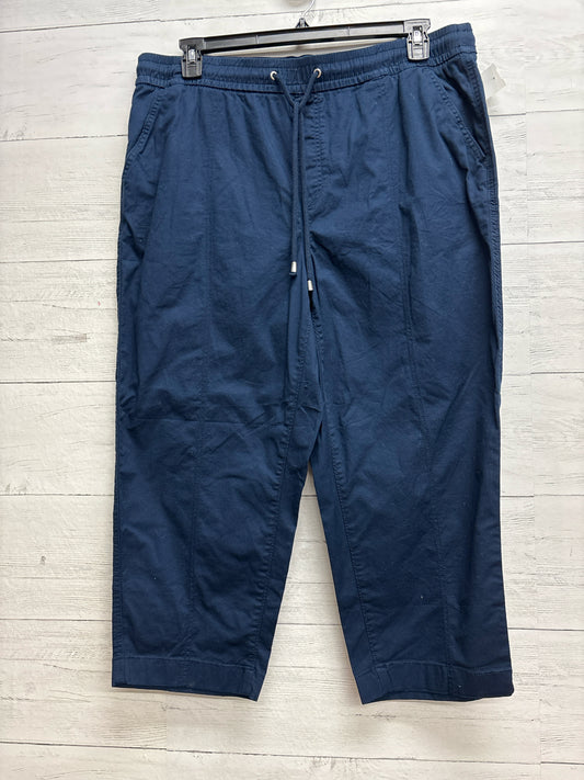 Size XL Croft & Barrow Navy Capri