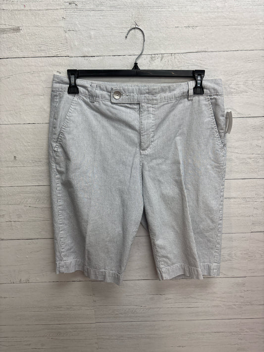 Size 12 Bandolino white/grey Shorts