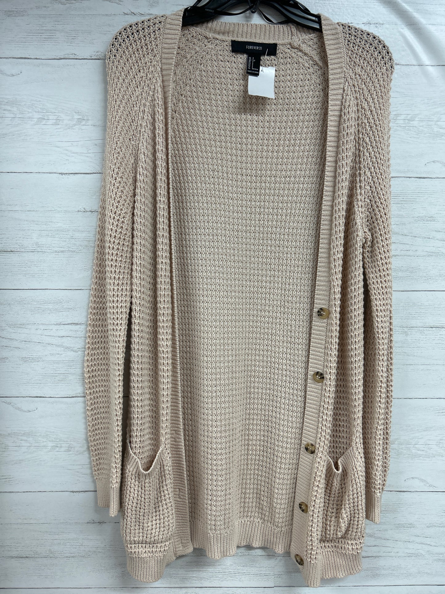 Size S Forever 21 Tan Cardigan