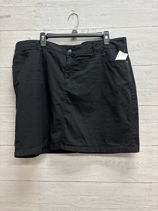 Size 16 Croft & Barrow Black Skort
