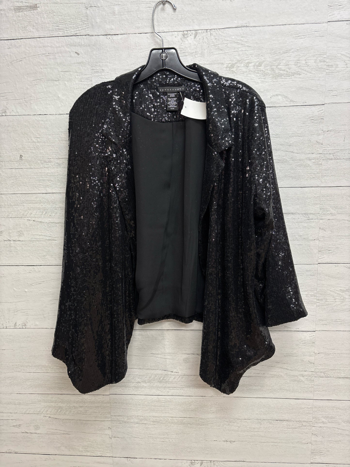 Size XL Apostrophe Black Womens Blazer