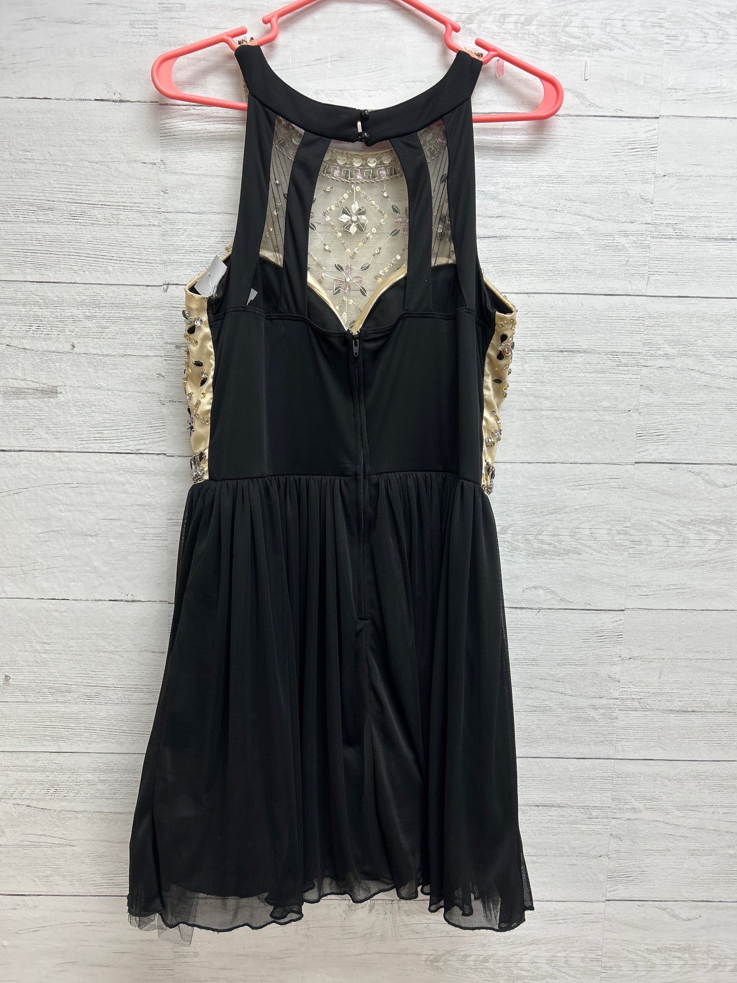 Size 13 Crystal Doll Black Gown