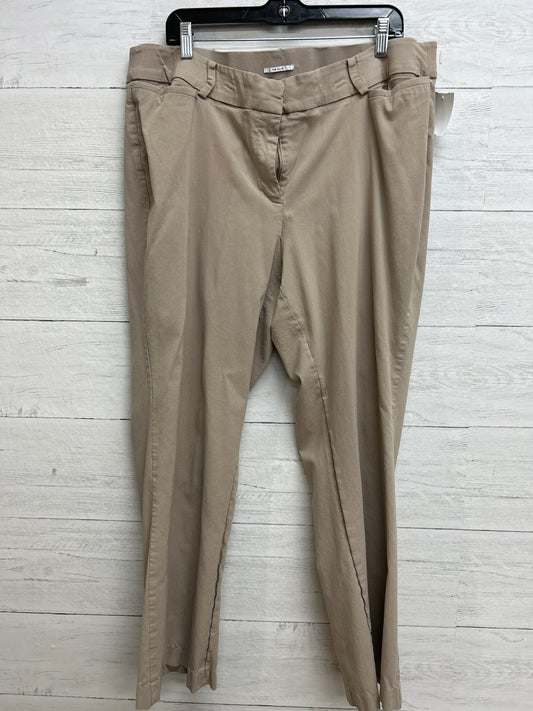 Size 22 LONG Lane Bryant Tan Pants