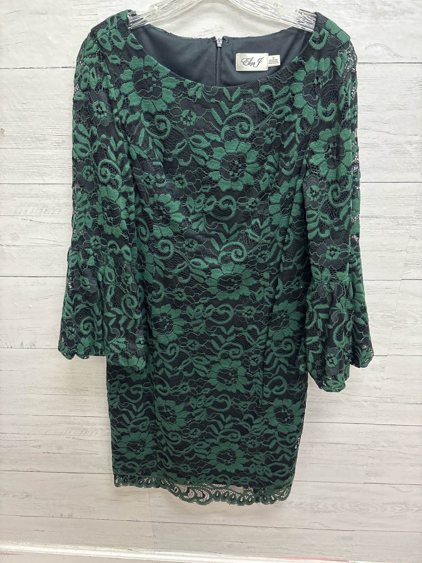 Size 10 eliza j Green Dress