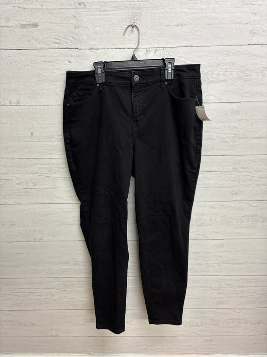 Size 12 Style  & Co Black Womens Jeans