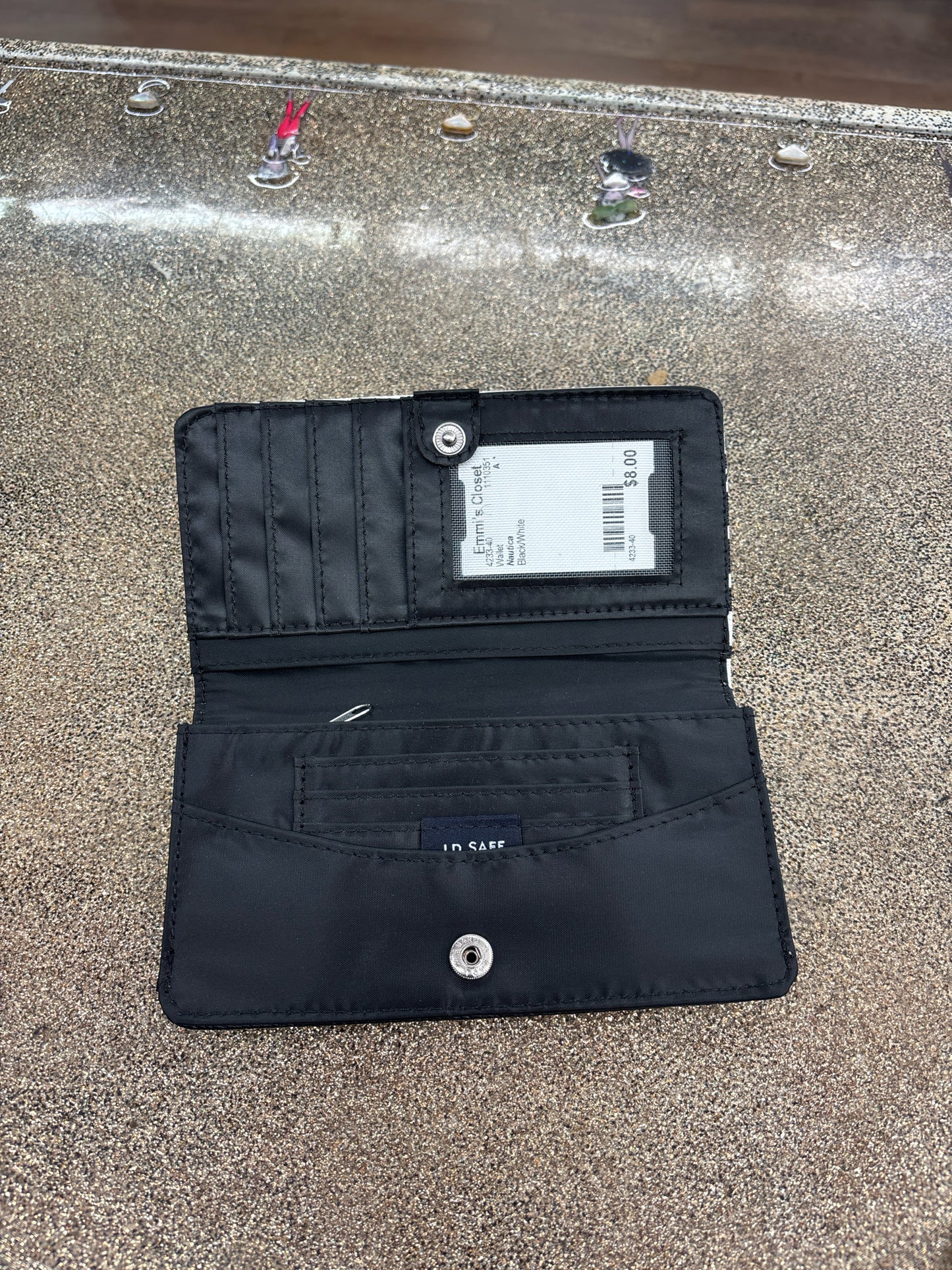 Nautica Black/White Wallet