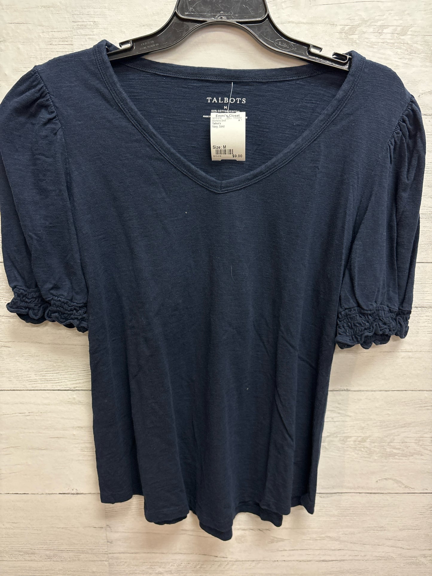 Size M Talbot's Navy Womens Shirt