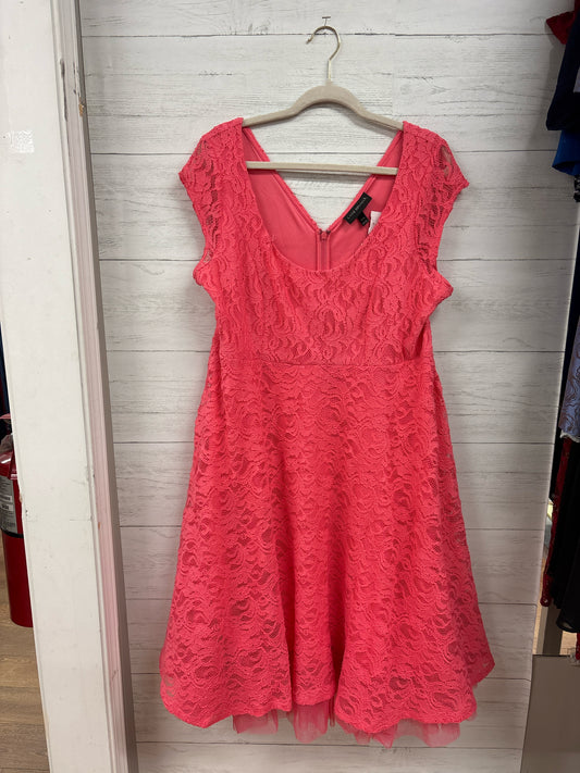 Size 18/20 Lane Bryant Coral Dress