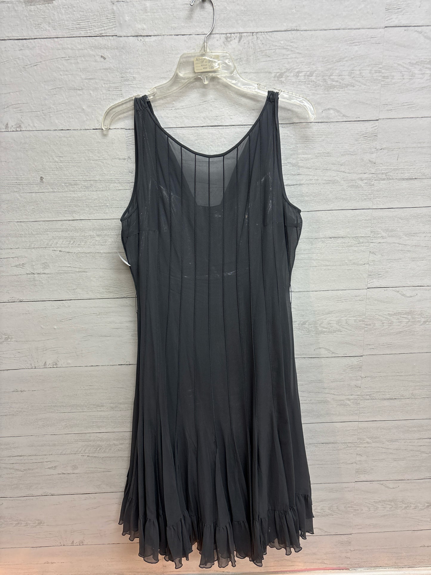 Size 10 TERI JON Grey/silver Dress