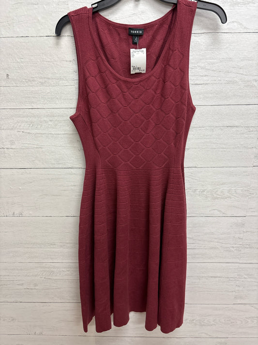 Size L Torrid Wine Dress