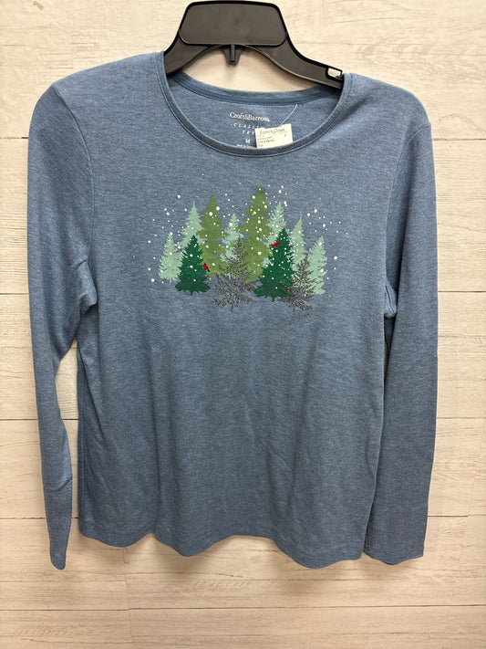 Size M Croft & Barrow Blue Womens Shirt
