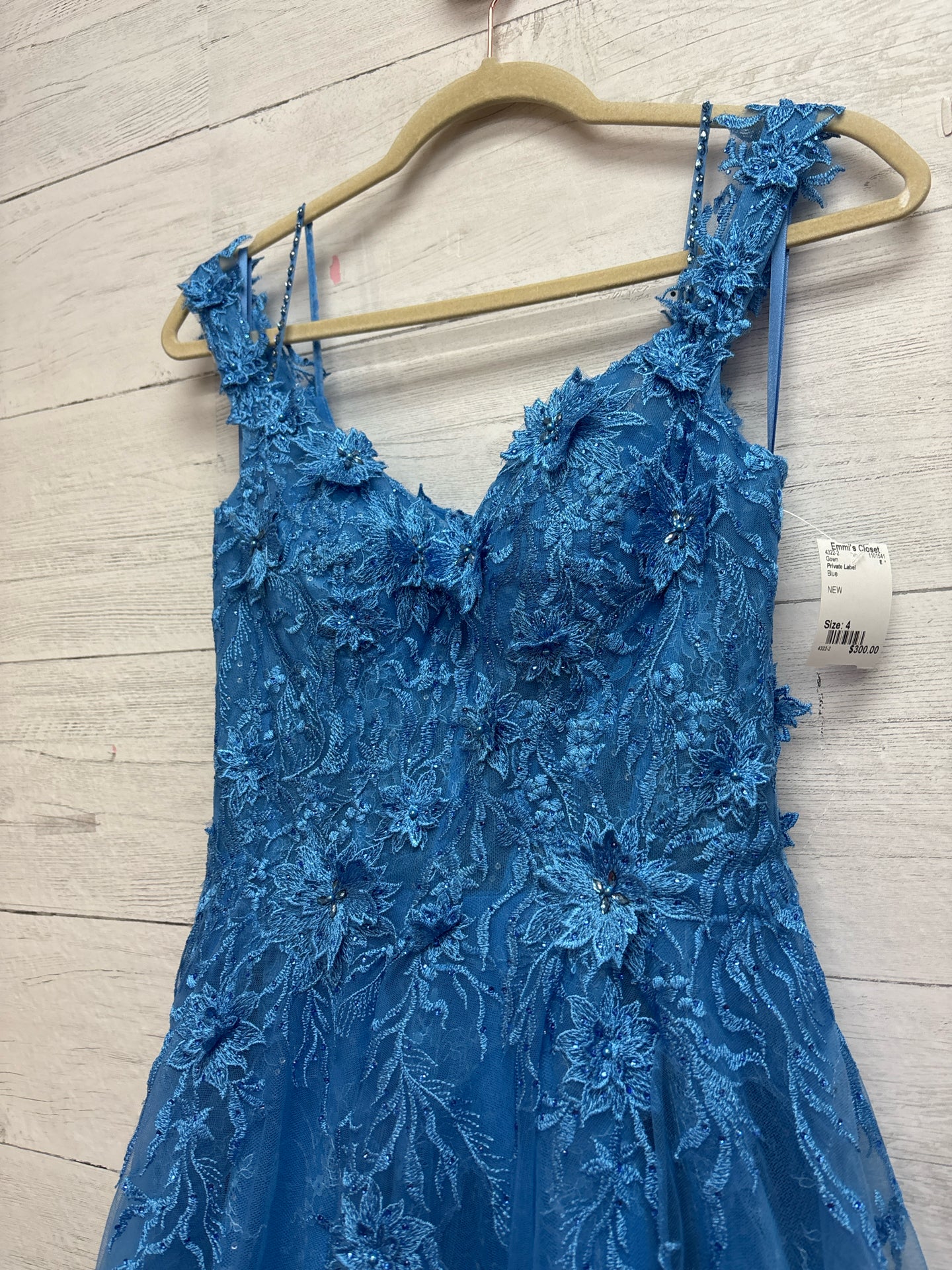 Size 4 Private Label Blue Gown