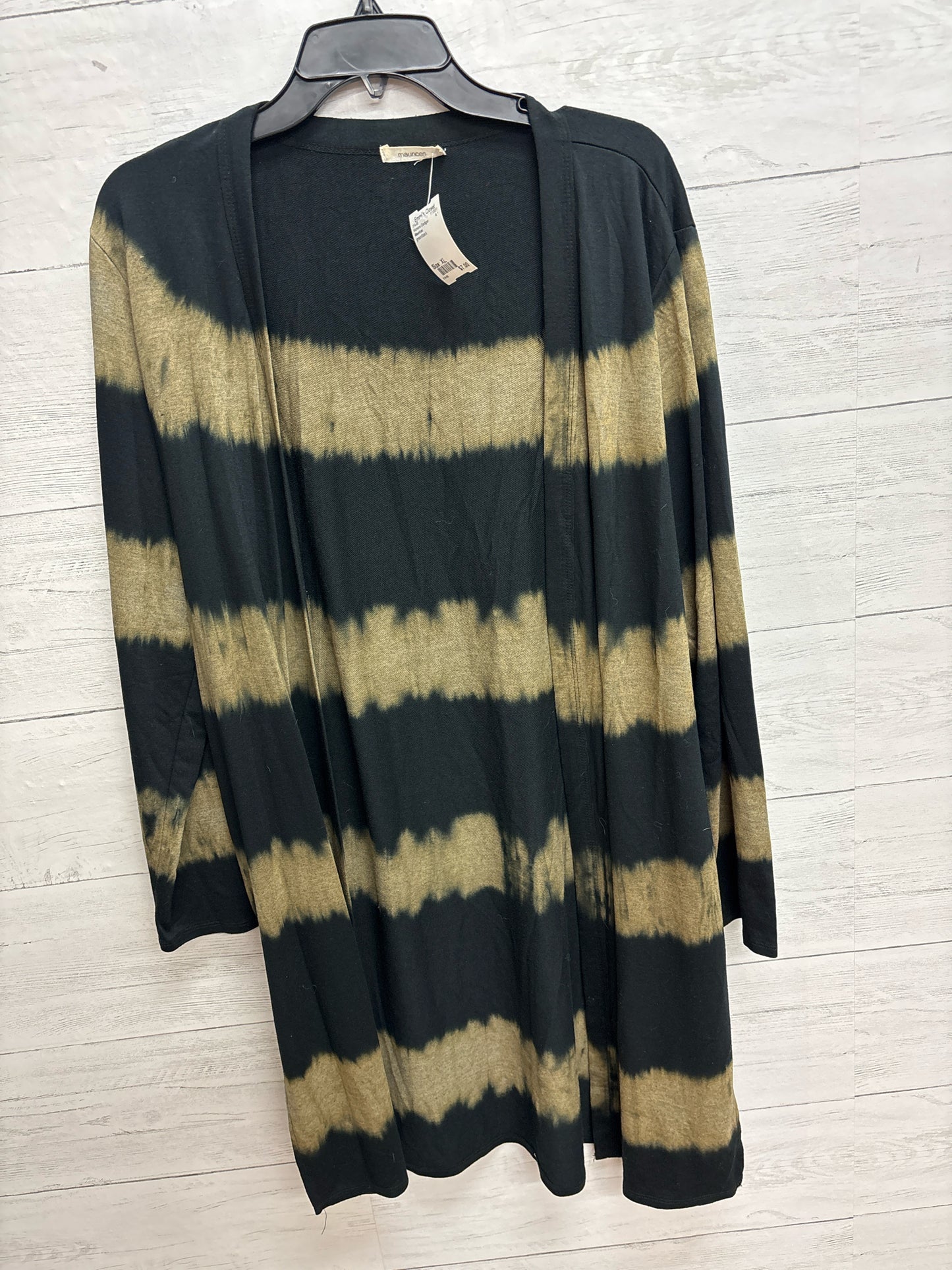 Size XL Maurices green/black Womens Cardigan