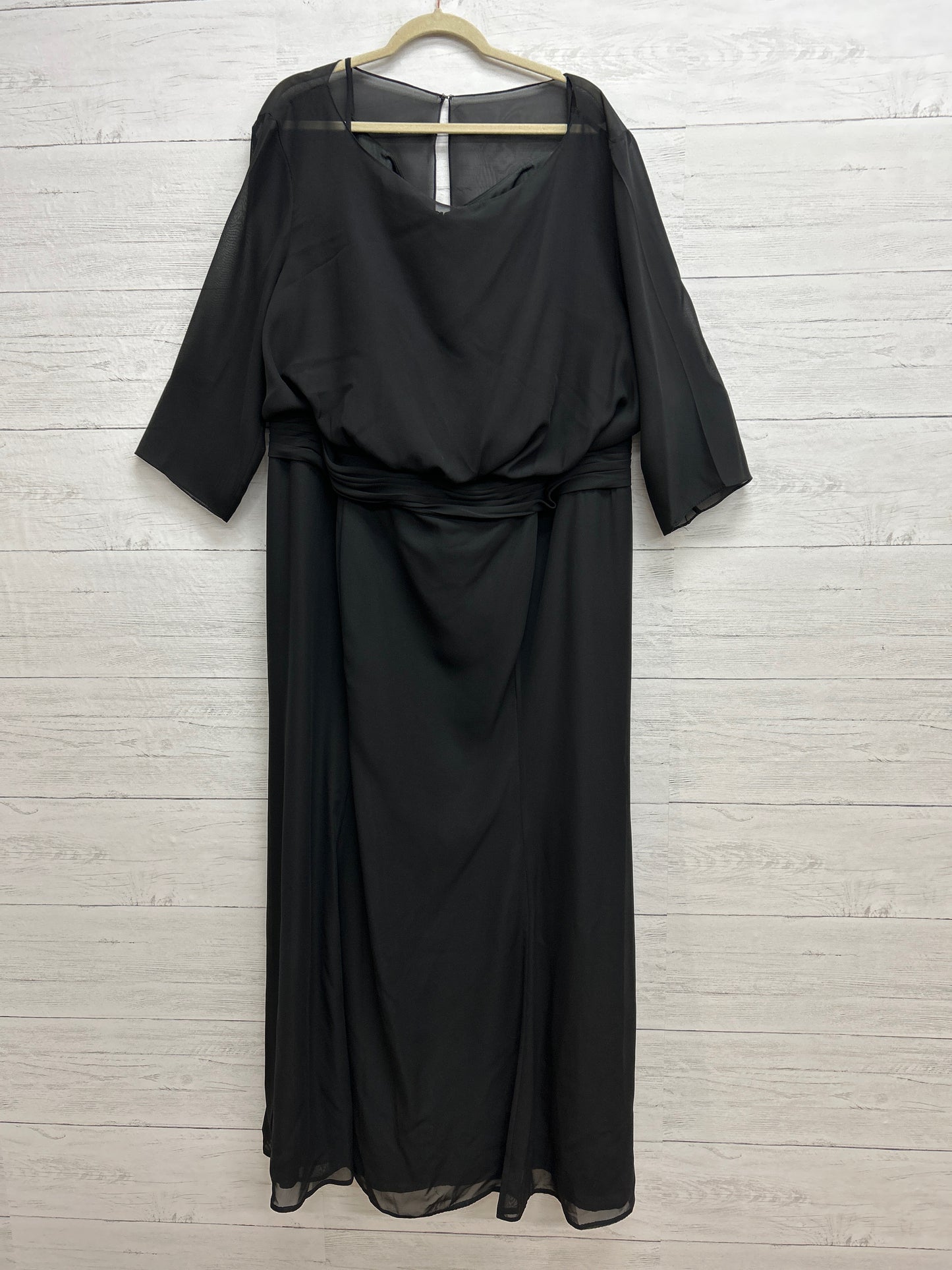 Size 26 JJ's House Black Gown