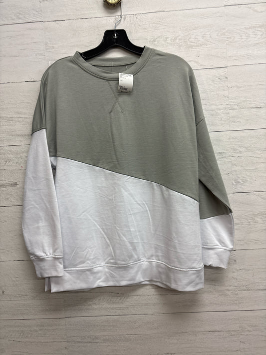 Size S N/A Green/White Womens Sweatshirt