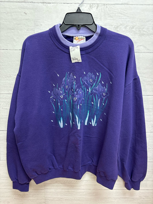 Size XL Morning Sun Purple Womens Sweater