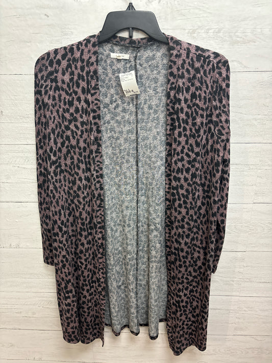 Size S Maurices Purple  Plaid Womens Cardigan