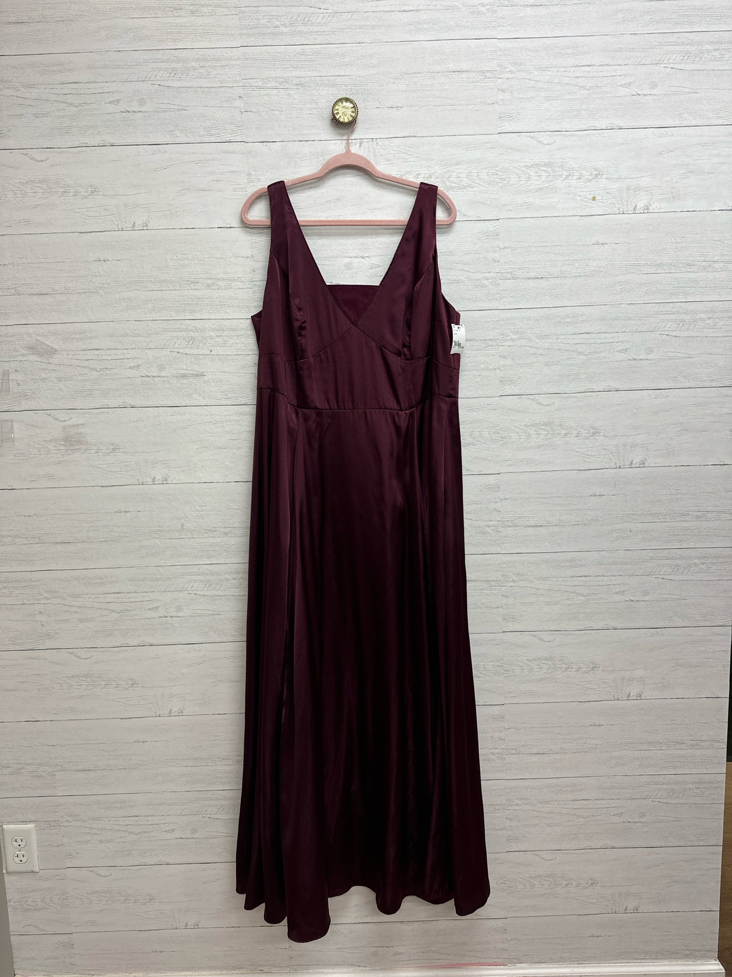 Size 24 Plum Gown