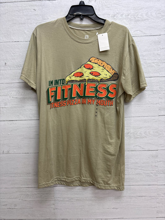 Size M Faded black Green Mens Shirt