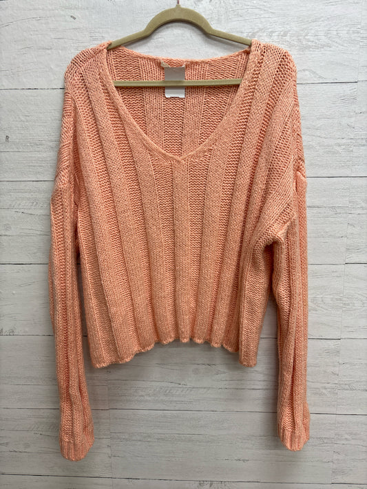 Size L Pacsun Orange Womens Sweater