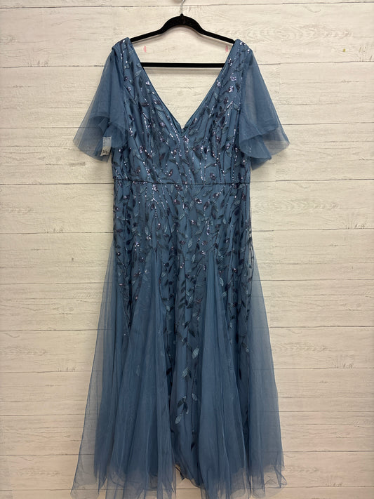 Size 1X Ever Pretty Blue Gown