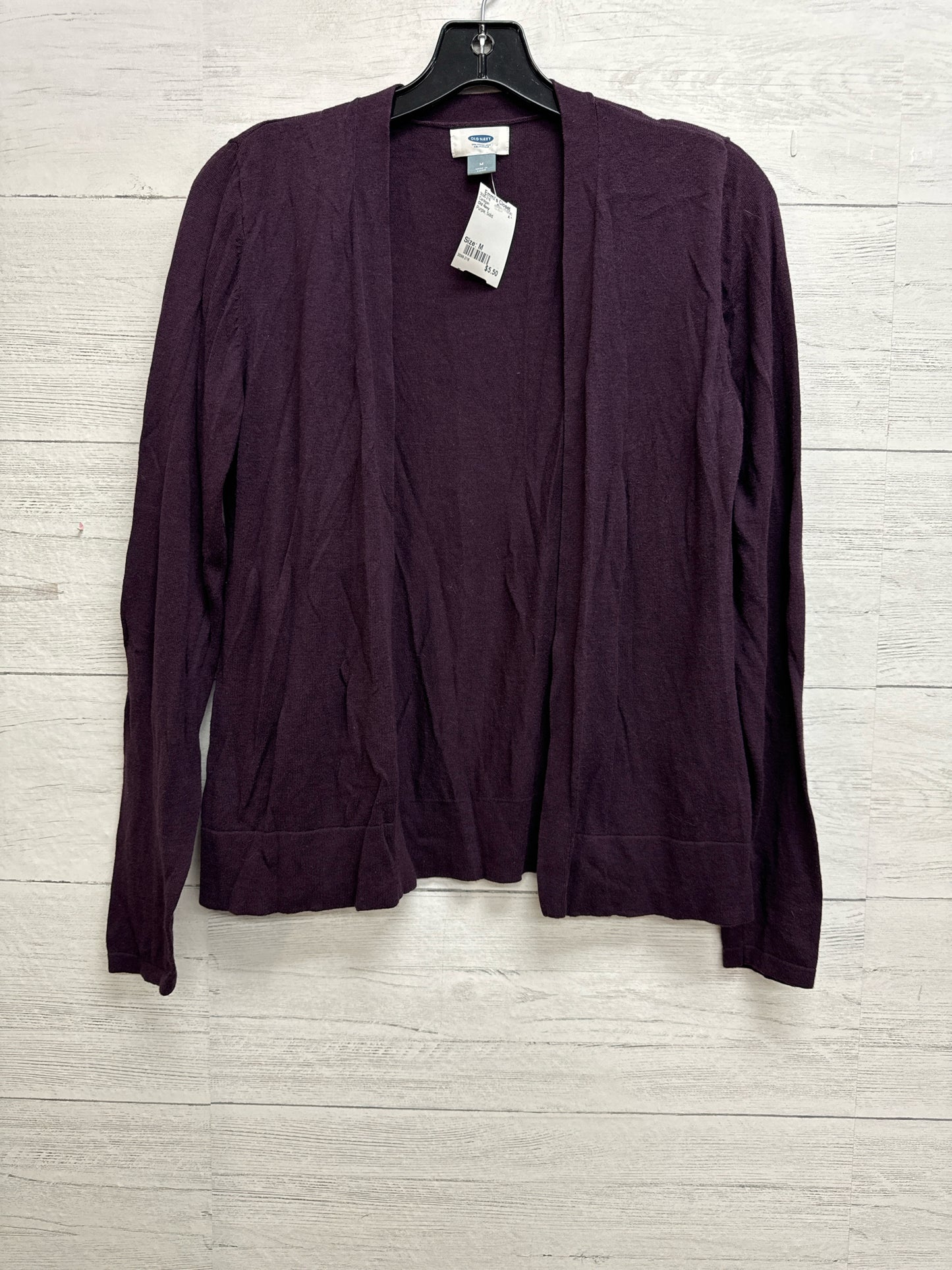 Size M Old Navy Purple Cardigan